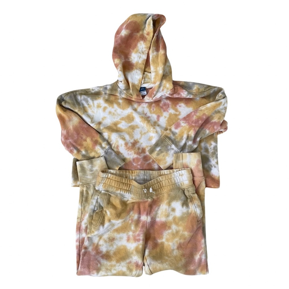 Old Navy Girls Tie Dye Hoodie & Jogger Matching Set Bundle Size Small (6-7)